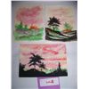 Image 2 : LOT OF (3) ORIGINAL WATER COLORS BY 'THE DUTCH MASTER' WILLIAM VERDULT. UNFRAMED