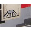Image 4 : FERNAND LEGER UNTITLED ABSTRACT COMPOSITION, CUSTOM FRAMED 33T X 28W