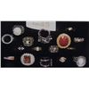 Image 2 : LOT OF 12  ASSORTED FASHION RINGS,