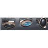 Image 2 : LOT OF (3) RINGS EACH WITH PRICE LABLES OF $95 EACH.