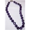 Image 2 : NATURAL AMETHYST NECKLACE. TOTAL OF 1,107 CARATS