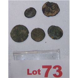 LOT OF (4) ANCIENT ROMAN EMPIRE ERA BRONZE COINS