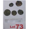 Image 1 : LOT OF (4) ANCIENT ROMAN EMPIRE ERA BRONZE COINS