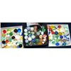 Image 2 : LOT OF 100 VINTAGE ASSORTED MARBLES, INCLUDING CLEARIES, CAT'S EYES, SHOOTERS & MORE. AS SHOWN