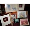 Image 1 : (9) PIECE ASSORTED ART LOT INCLUDING PAINTINGS, PRINTS & MORE, INCLU (2) UNFRAMED