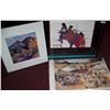 Image 1 : LOT OF (3) FRAMED UNIVERSITY OF NEW MEXICO HOMECOMING, POSTERS INCLUDING (1) SIGNED BY ARTIST