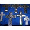 Image 2 : LOT OF (6) ASSORTED CROSSES