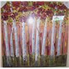 Image 1 : OIL ON CANVAS, ORIGINAL MODERN IMPRESSIONIST, MIXED MEDIA PAINTING. 36 X 36