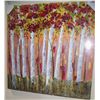 Image 2 : OIL ON CANVAS, ORIGINAL MODERN IMPRESSIONIST, MIXED MEDIA PAINTING. 36 X 36