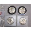 Image 2 : (4X$) CHOICE U.S WALKING LIBERTY HALVES, XF-AU CONDITION 1942-1947D