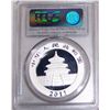 Image 2 : 2011 FIRST STRIKE PCGS CERTIFIED 1 OZ. .999 SILVER CHINESE PANDA. RARE