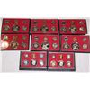 Image 1 : (8X$) U.S MINT "PROOF SETS" 1973-1982