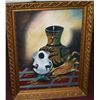 Image 2 : IRENE BELLON, ORIGINAL OIL ON CANVAS PAINTING "FALL" FRAMED 28.5T X 22.5W