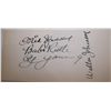Image 1 : VERY RARE BABE RUTH, TRIS SPEAKER. CY YOUNG & WALTER JOUHNSON SIGNED CUT OUT