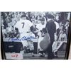 Image 2 : MICKEY MANTLE SIGNED FRAMED BLACK & WHITE PHOTOGRAPH