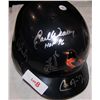 Image 1 : BALTIMORE ORIOLES HAND SIGNED BATTING HELMET W/ (9) ALL TIME ORIOLE GREATS