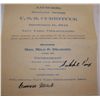Image 1 : VERY RARE CONNIE MACK & SATCHEL PAIGE AUTOGRAPHS ON SHIP DOCUMENT