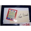 Image 1 : VERY RARE  ROGER MARIS AUTOGRAPH  FRAMED, 5 X 7. AS SHOWN