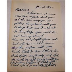 HISTORIC  BABE RUTH HAND WRITTEN LETTER SIGNED.