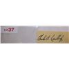 Image 2 : CHARLES LINDBERGH CUT SIGNATURE AUTOGRAPH
