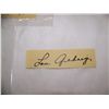 Image 2 : LOU GEHRIG AUTOGRAPH CUT OUT