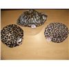 Image 1 : LOT OF THREE VINTAGE LADIES ANIMAL PRINT FINE HATS, AS SHOWN