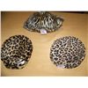 Image 2 : LOT OF THREE VINTAGE LADIES ANIMAL PRINT FINE HATS, AS SHOWN