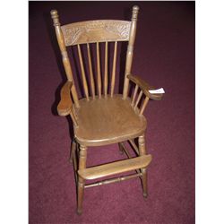 ANTIQUE HIGH CHAIR