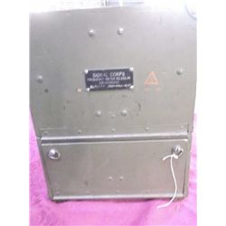 Vintage Signal Corps Frequency Meter