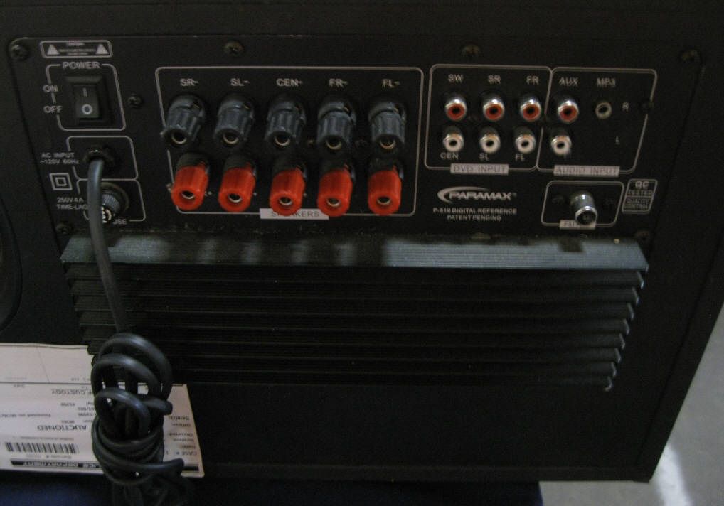 paramax surround sound