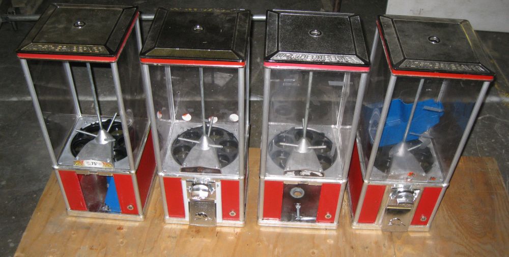 Coin Machine Turn Table 4 Each Coin Turn Vending Machine,