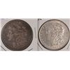 Image 1 : 1886-P, O & S MORGAN SILVER DOLLARS