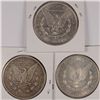 Image 2 : 1887-P, O & S MORGAN SILVER DOLLARS