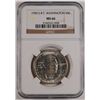 Image 1 : 1950-S BOOKER T WASHINGTON COMMEM HALF DOLLAR NGC MS66