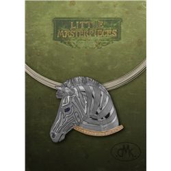 Handcrafted Zebra Head Pendant