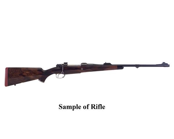 Exquisite Custom Built Bolt-Action Rifle - Safari Club International