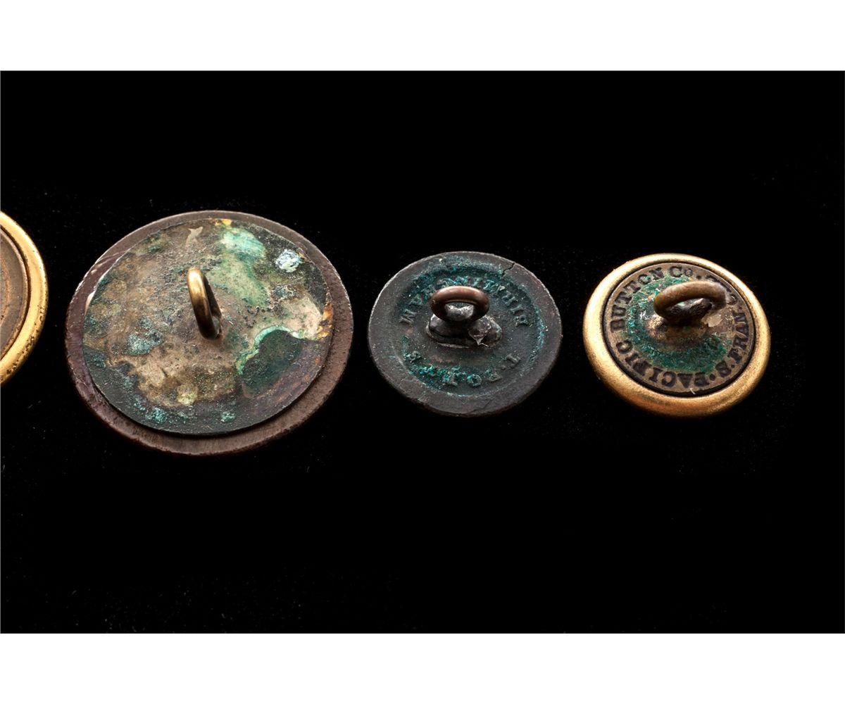 Engineer Buttons Lot of 5 Corps of Engineers Buttons