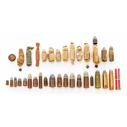 Lot of 28 Mid- to Late 19th C. Cartridges