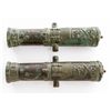 Image 2 : Pair of Sm. Bronze European Cannons