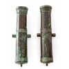 Image 6 : Pair of Sm. Bronze European Cannons