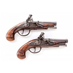 Pair of No. Italian Flintlock Pocket Pistols