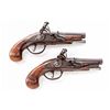 Image 1 : Pair of No. Italian Flintlock Pocket Pistols