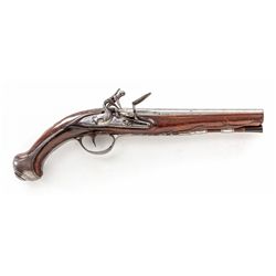 Italian 18th-19th C. Flintlock Pistol by Martinoni