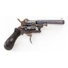 Image 3 : Eng'd/Gold Inlaid Belgian Pinfire Revolver