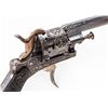 Image 4 : Eng'd/Gold Inlaid Belgian Pinfire Revolver
