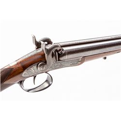 Mid-Vic. Fine Damascus Perc. Shotgun, by Smith