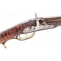Halfstocked PA Rifle, by Leman, Lancaster