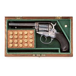 English Cased Colt Model 1877 DA Revolver