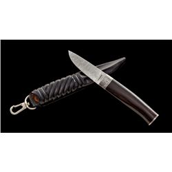 Custon Damascus Blade Knife, by Embretsen