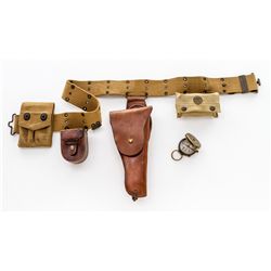 U.S. Officer's Pistol Belt, Holster, etc.